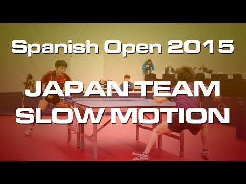 Spanish Open 2015: Japan team Slow Motion