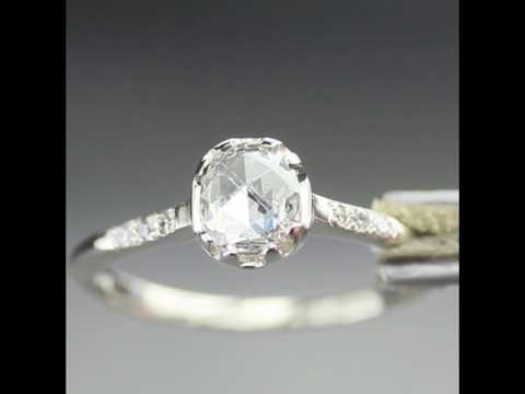 .55 Carat Natural White Diamond Ring in White Gold