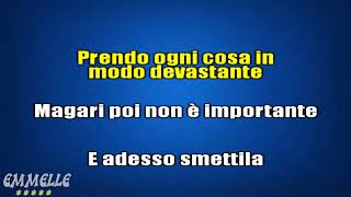 Forte e chiaro karaoke Federica Carta [EMMELLE KARAOKE]