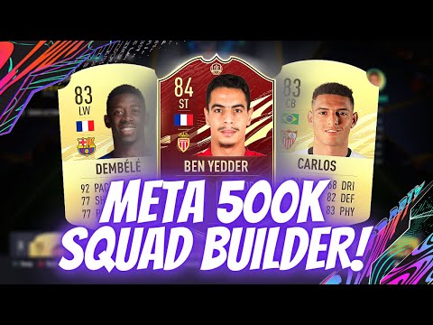 BEST 500K TEAM FIFA 21! (INCREASE YOUR WINS EASILY)! | META 500K SQUAD BUILDER FIFA 21!