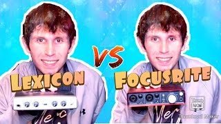 Video thumbnail for Focusrite Vs Lexicon Alpha Audio Interface by Golden Productions