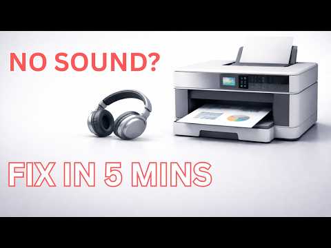 No Sound on Windows? Fix Audio in 5 Minutes (5 Quick Fixes)