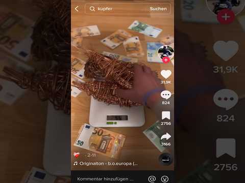 Is it that easy to get rich? Money with copper🤑💰💶