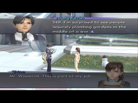 Xenosaga III HD Cutscene 140 - Two Shions (Outside Labyrinthos) - ENGLISH - SWIMSUIT MODE