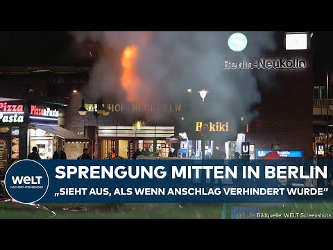 Video Thumbnail: BERLIN: Anschlagsgefahr! Großeinsatz wegen Sprengstoff in Neukölln – Verdächtiger auf der Flucht
