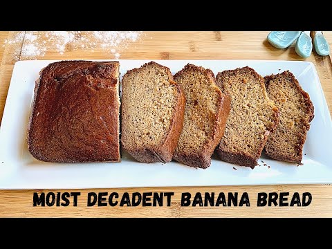 How to make Moist & Decadent Banana Bread