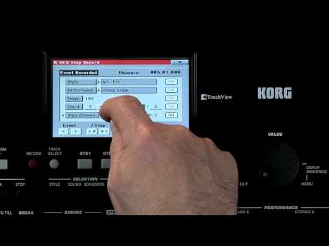 KORG® Pa300: Gravando uma Música - Parte 06