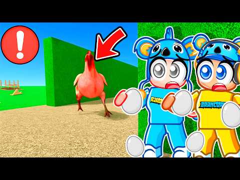 FUGA IMPOSSÍVEL DA GALINHA MALUCA NO ROBLOX! 🐔 - Brancoala Games
