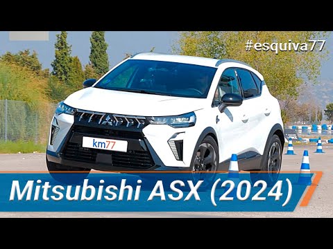 Mitsubishi ASX 2024 – Maniobra de esquiva (moose test) y eslalon | km77.com