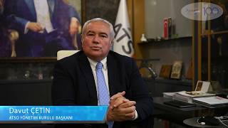 ATSO Yönetim Kurulu Başkanı Davut ÇETİN'in 100. Yıl kutlama mesajı