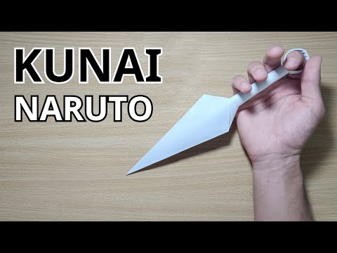 Origami Kunai Knife 🥷| How To Make A Naruto Kunai Knife With Paper! | Ninja Kunai Origami Tutorial!