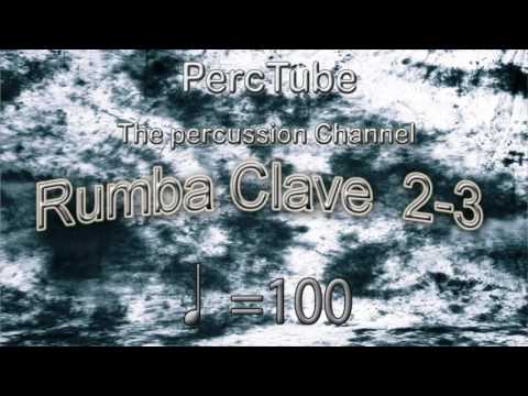 Rumba clave 3-2 a 100BPM (Solo Percusión)
