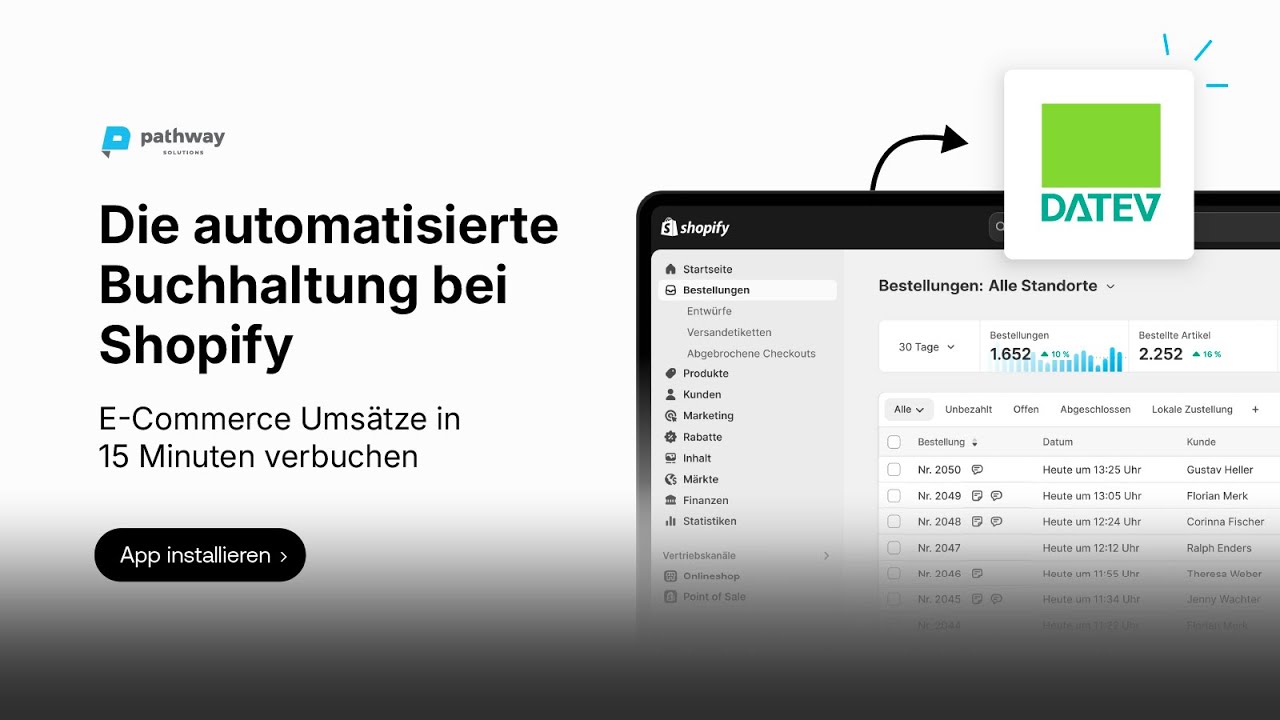 DATEV > Buchhaltungsexport Pro Demo
