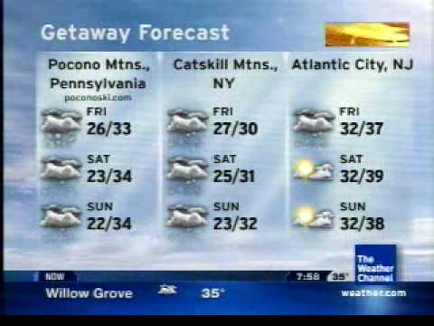 Willow Grove Weatherstar IS - The Calm Before The SNOW - 2/24/2010