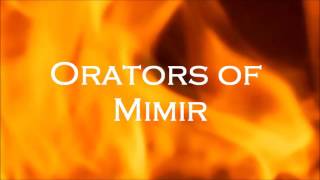 Welcome to The Orators of Mimir