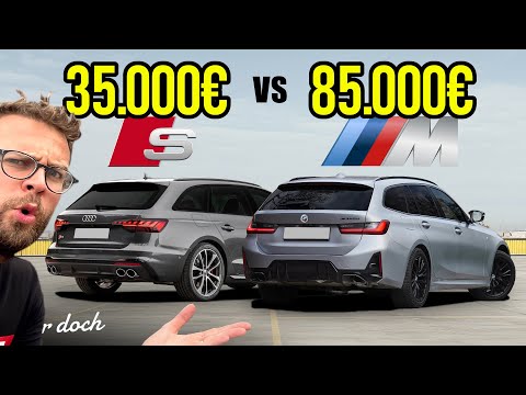 BMW M340d NEW vs Audi S4 Avant Used | Costs HALF the price, but is JUST AS GOOD? | Take it for a ...