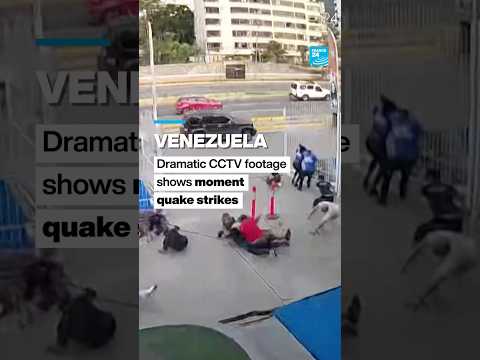 Venezuela: Dramatic CCTV footage shows moment quake strikes