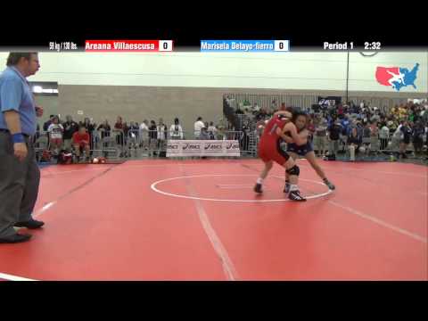 FILA Junior 59 kg / 130 lbs. - Areana Villaescusa vs. Marisela Delayo-fierro