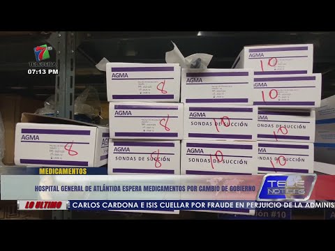 Hospital General de Atlántida de La Ceiba espera medicamentos por cambio de Gobierno