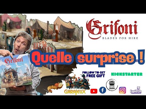 🎥 GRIFONI  Kickstarter– La bonne surprise  | Présentation complète + partie en avant-première