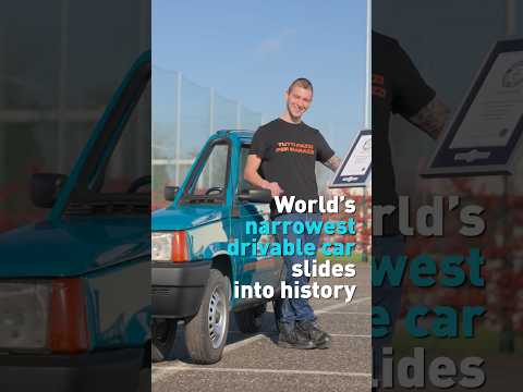 World’s narrowest drivable car slides into history