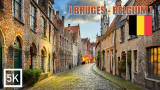 Bruges in Belgium - 5K HDR Walking Tour of a Medieval City of Europe