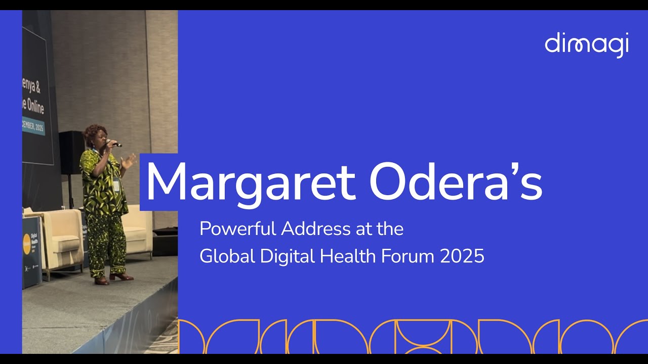 Margaret Odera’s Powerful Address at the Global Digital Health Forum 2025