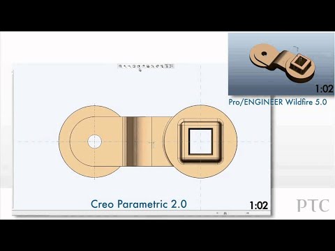 Compare Sketching in Creo Parametric and Pro/ENGINEER - PTC