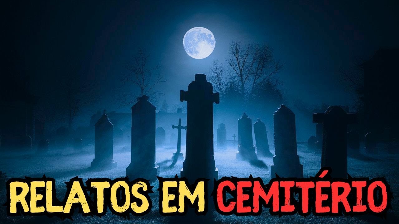 4 RELATOS EM CEMITÉRIOS - História de terror