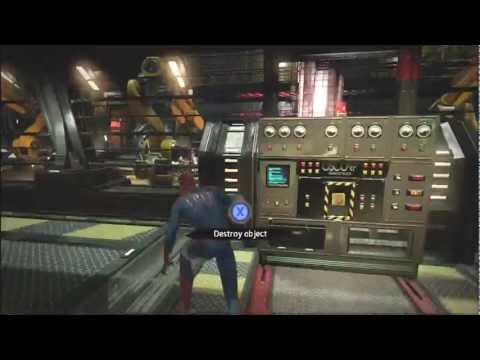 The Amazing Spider-Man: Walkthrough level 10 Oscop Robotic Facilty