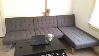DHP Emily Futon Review - Really Comfy & Cheap!