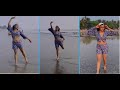 Malayalam Actress Moksha S Latest Very Hot Dance In The Beach