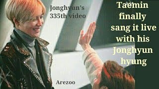 Download lagu Taemin finally sang it live with his Jonghyun hyung mp3