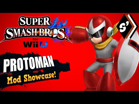 Super Smash Bros. for Wii U Mod Showcase: Proto Man Vertex Hack!