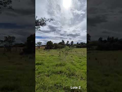 Venta Lote campestre plano en Chocontá