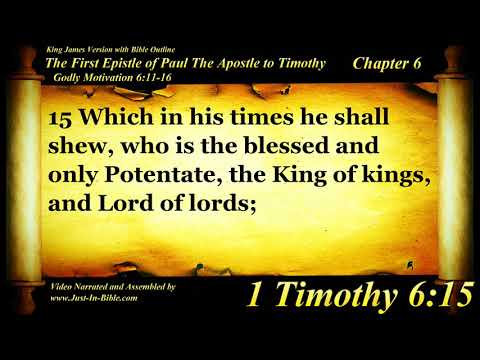 1 Timothy Chapter 6 - Bible Book #54 - The Holy Bible KJV Read Along Audio/Video/Text