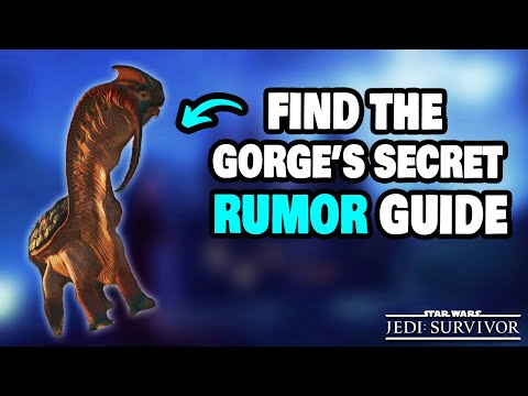 Find the Gorge's Secret Rumor Guide in Star Wars Jedi Survivor (STEP-BY-STEP)