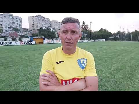 FOTBAL. LIGA A PRAHOVA. Daniel Chiriță, impresii la finalul partidei Petrolul 95 - CS Câmpina