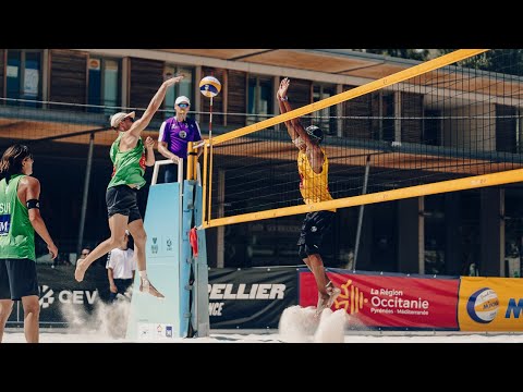 🏐 Zücher/Jordan (SUI) - Peter/Hernan (VEN) | 2022 VW Beach Pro Tour Futures | Montpellier 🏐