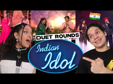 India has SUPERIOR DUET SONGS! Waleska & Efra react to Indian Idol Season 16 Duet rounds