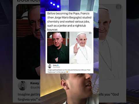 Before becoming the Pope, Francis (Jorge Mario Bergoglio) studied chemistry and worked various jobs