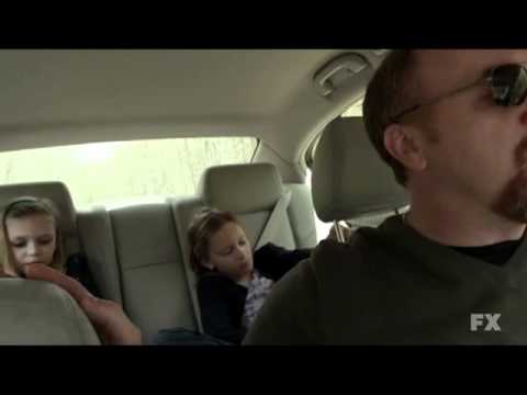 Louie "Who are you" car scene Season 2 Episode 5