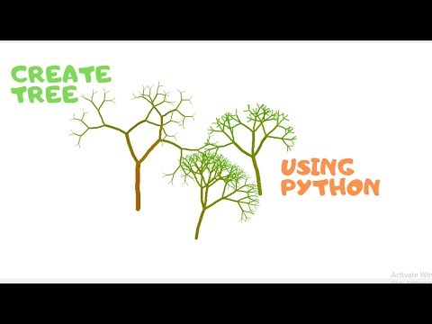 Ddsry Animated Tree Using Python Graphic By Ddsry Python Graphic Project Tutorial By Ddsry Py