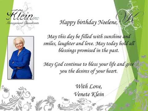 Happy Birthday Noelene
