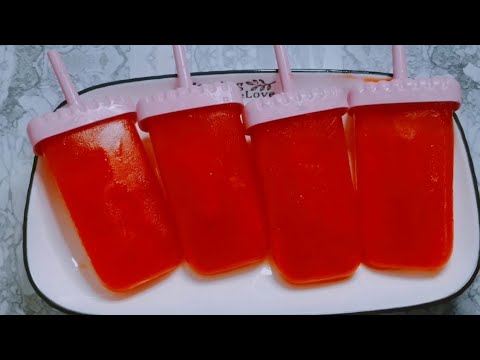 Orange ice cream recipe || Very easily made at home only with few ingredients ❤😋