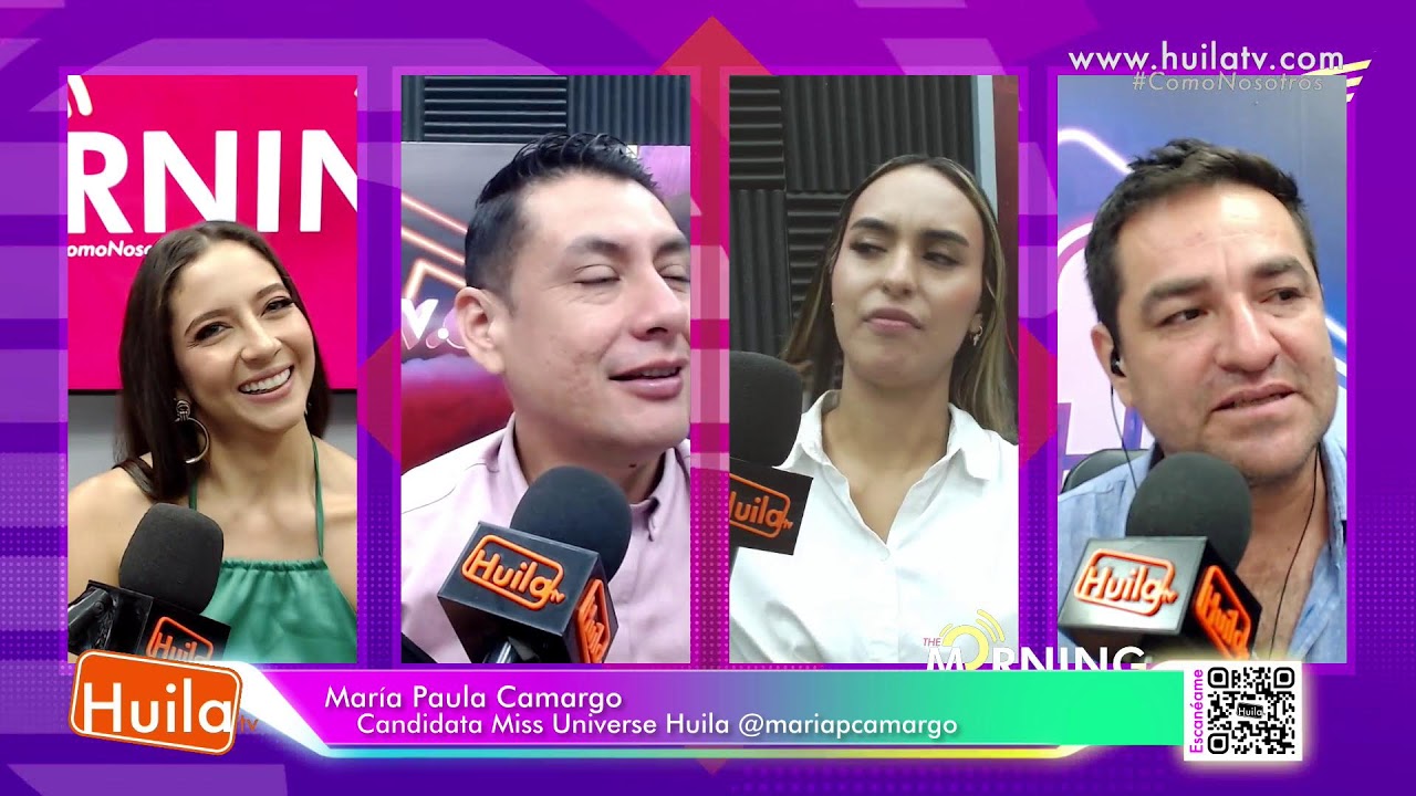 ✨La candidata a Miss Universe Huila, la hermosa María Paula Camargo, será la invitada en The Morning