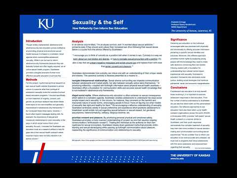 <p>Sexuality and the Self: How Reflexivity Can Inform Sex Education</p>