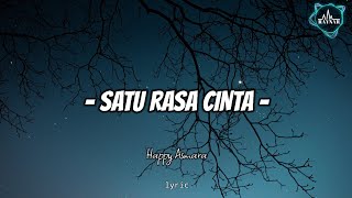 Download lagu Happy Asmara - SATU RASA CINTA (lirik) mp3