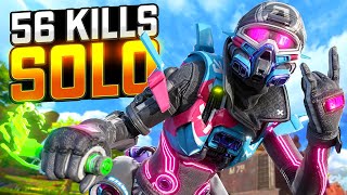 SOLO Octane 56 KILLS and 11K Damage Apex Legends Gameplay
