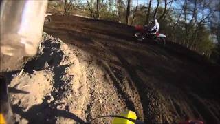 preview picture of video 'helmcam motocross practice  Spoorbos Gouda Holland'